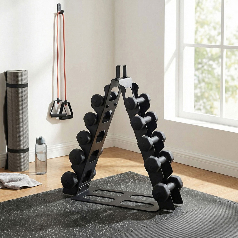 Spector Centra Steel A-Frame Dumbbell Rack Image 3