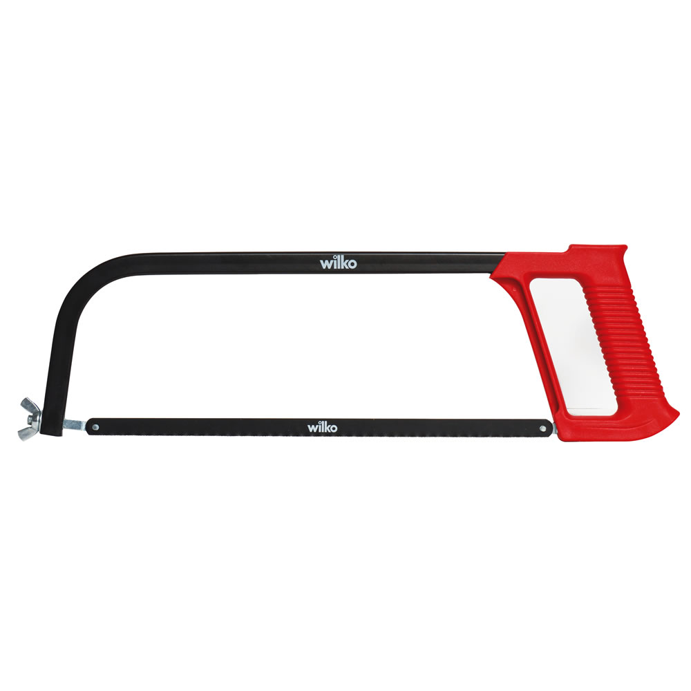 Wilko Adjustable Hacksaw with Plastic Handle 12 inch Wilko