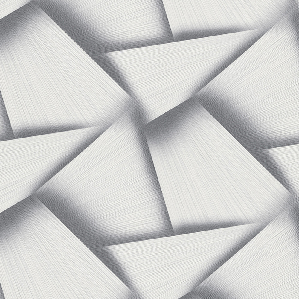 Erismann Pose Striking Geometric Textured Grey Vinyl Wallpaper Image 1