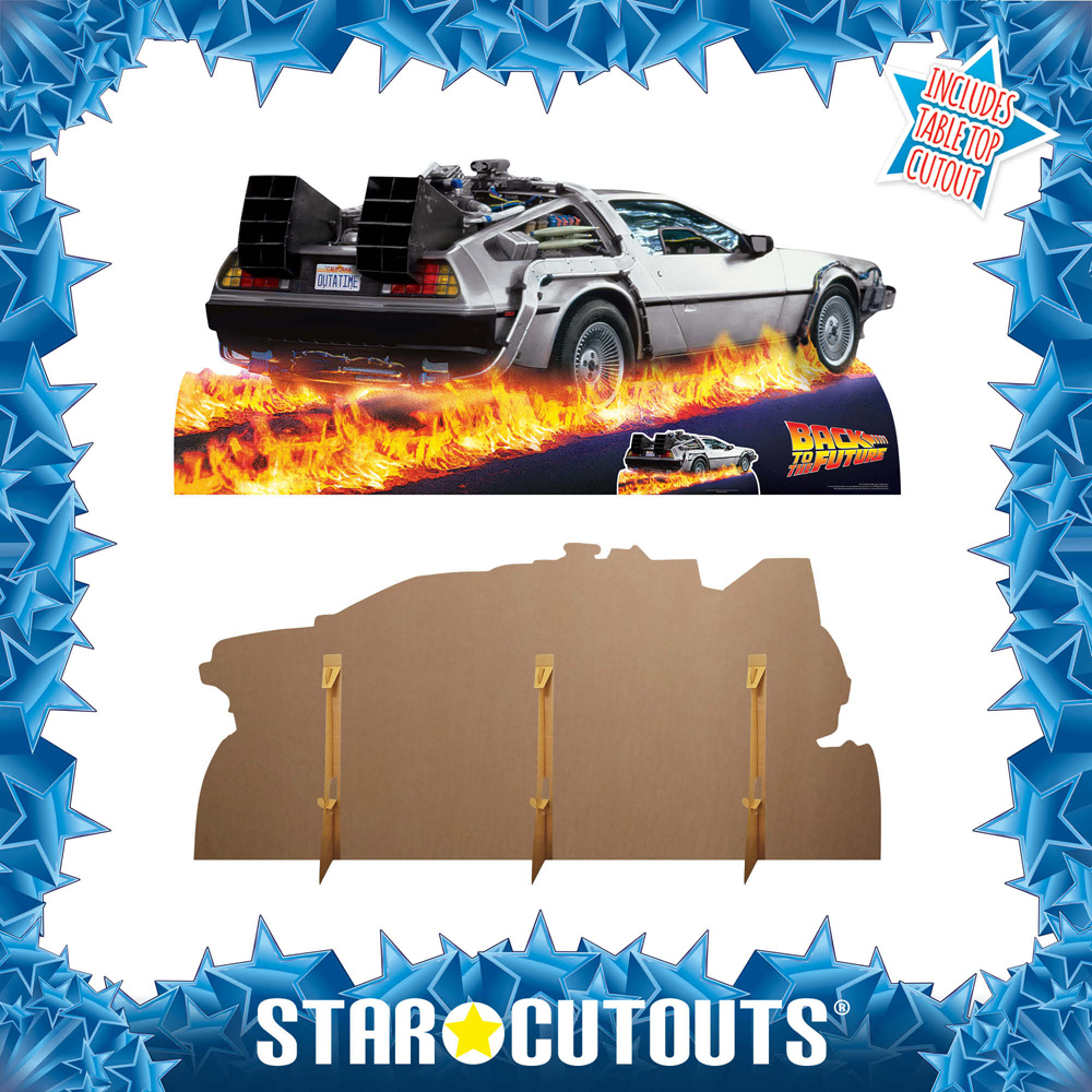 Star Cutouts DeLorean Car Back to The Future Cutout 3ft Image 4