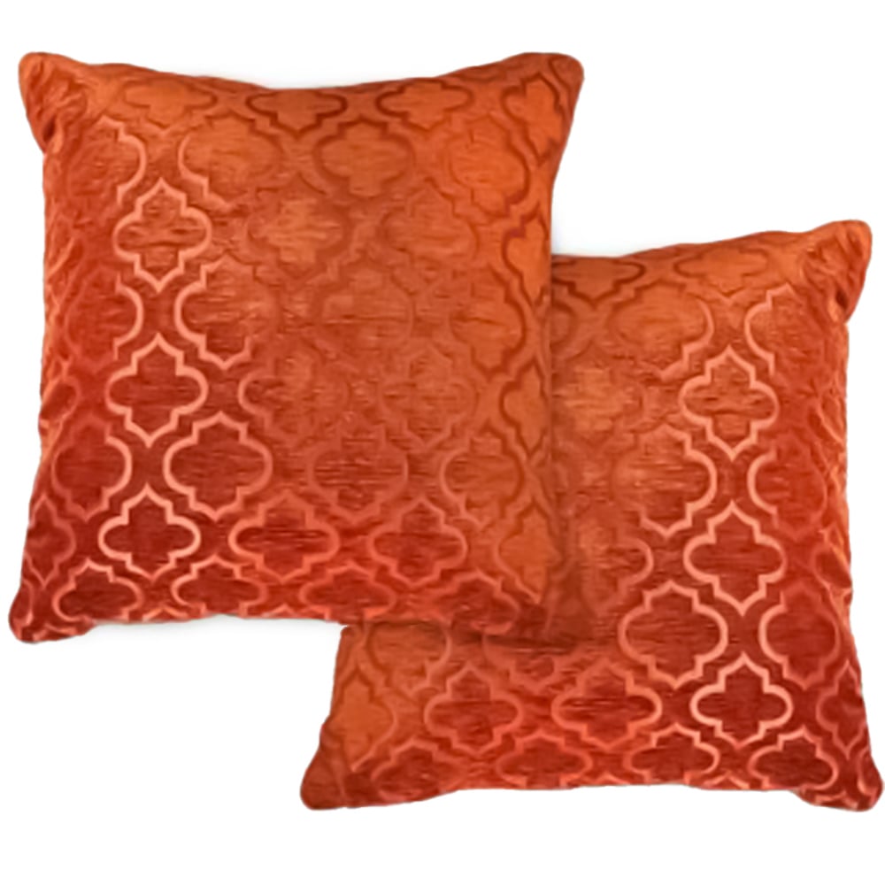 Serene Marrakesh Terracotta Cushion Cover 43 x 43cm Image