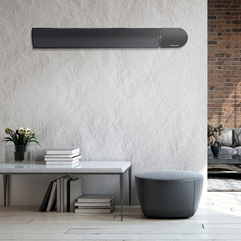 Mirrorstone Ionis Black Infrared Bar Heater 3000W Image 2