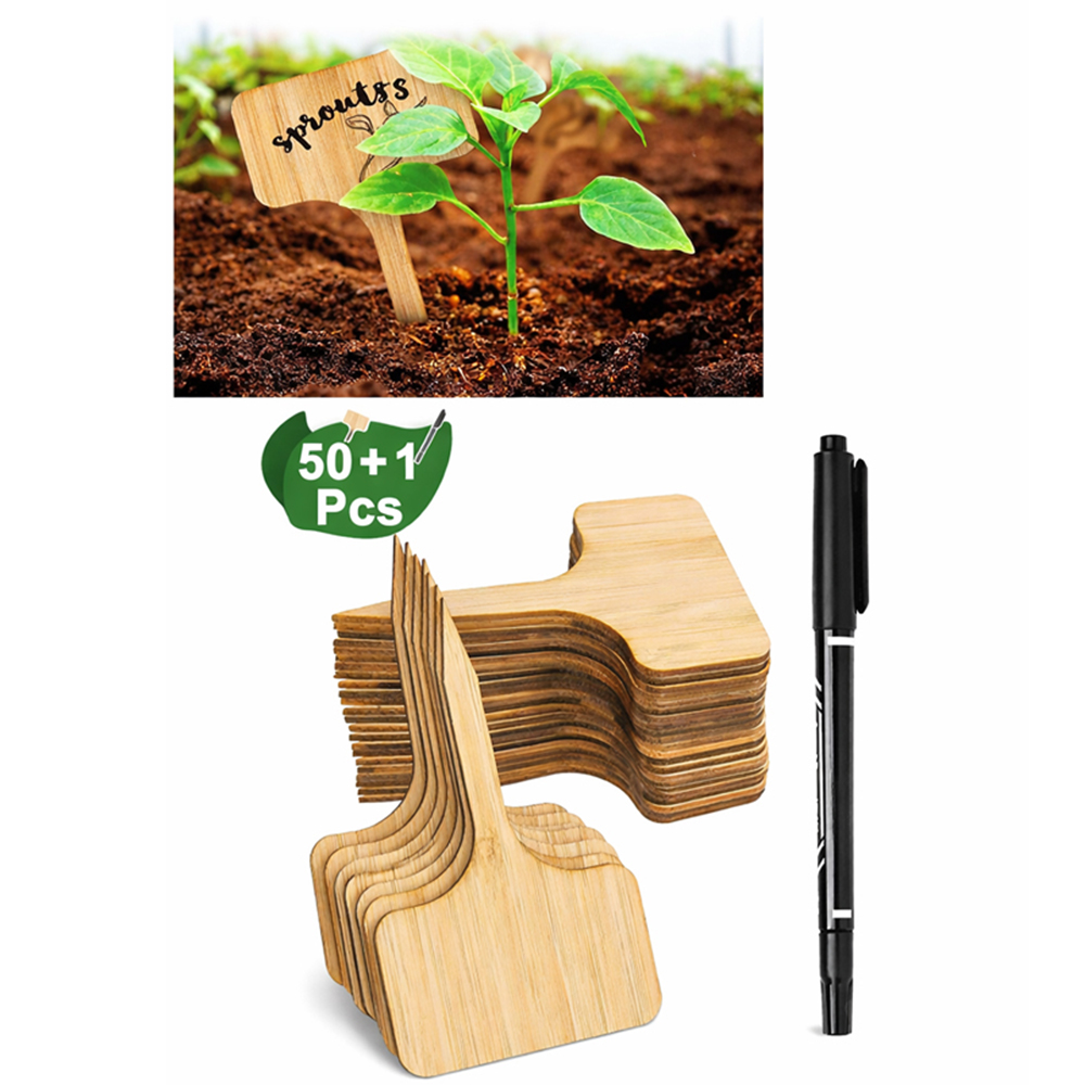 Avilo Reusable Plant Label with Smudge-Proof Pen 50 Pack Image 4