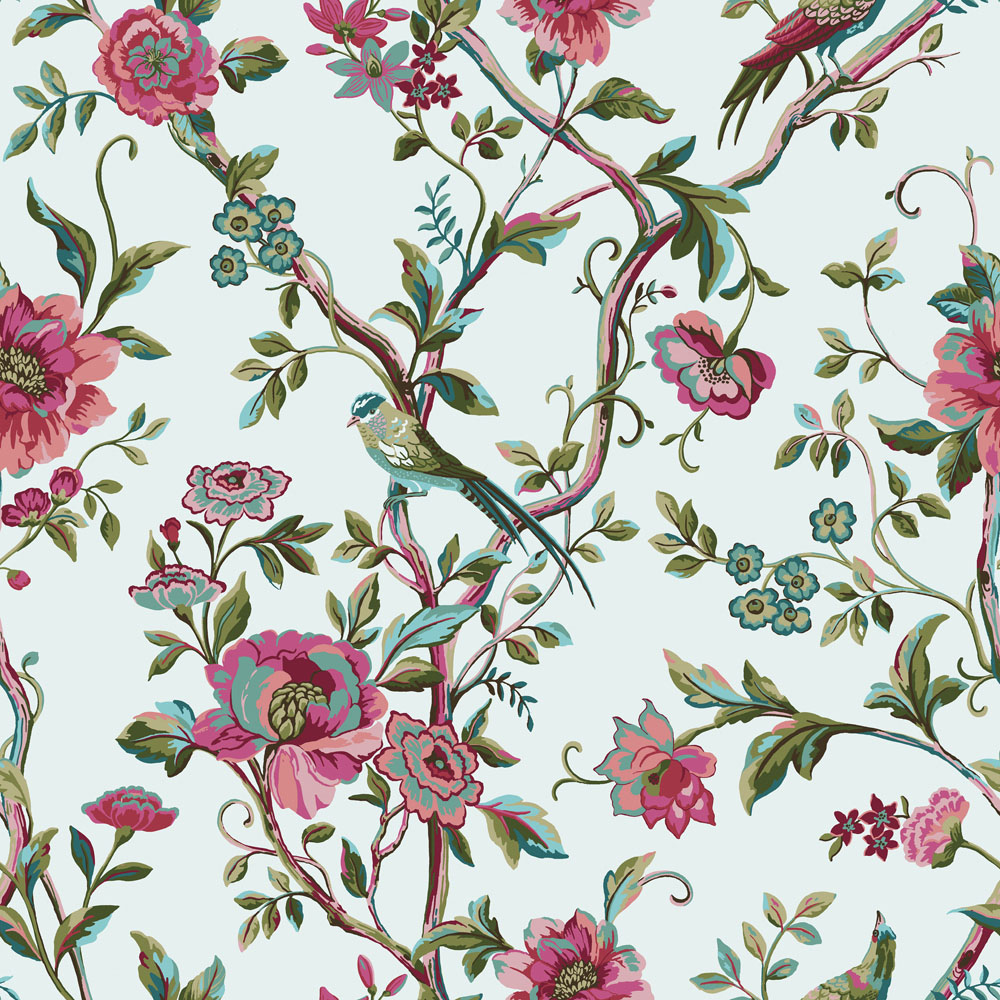 furn. Vintage Chinoiserie Double Jade Duvet Set Image 5