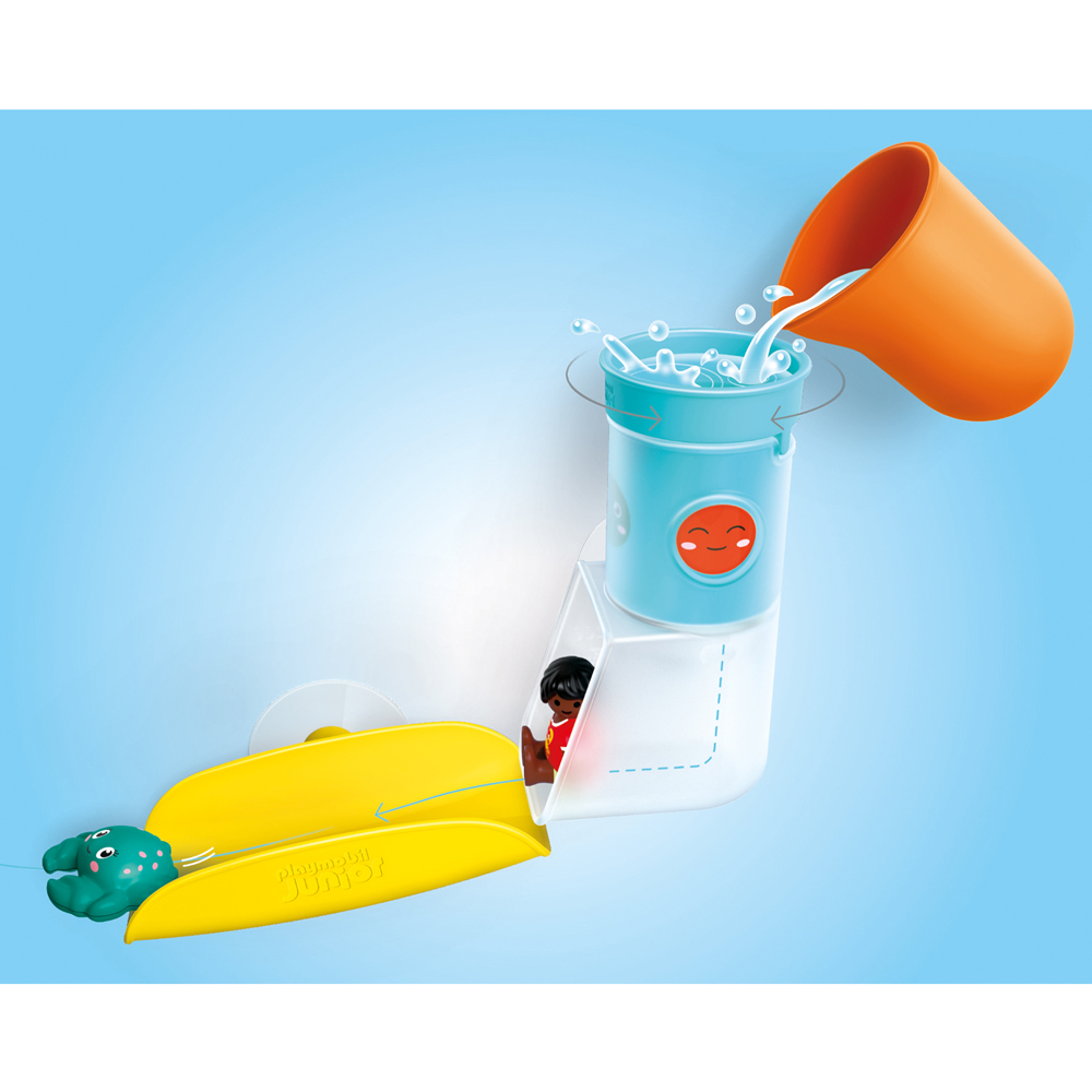 Playmobil Junior Aqua Pour and Play Water Tank with Slide Playset Image 7
