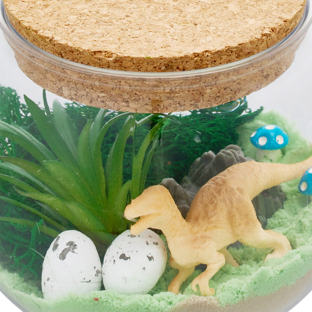 H&O Direct Kids DIY Dinosaur LED Terrarium Kit with Remote Image 5