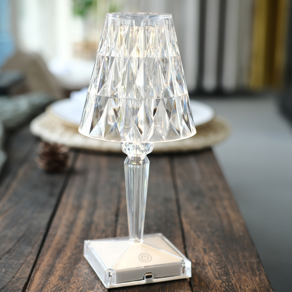 Avilo Acrylic Rechargeable Touch Lamp Image 5