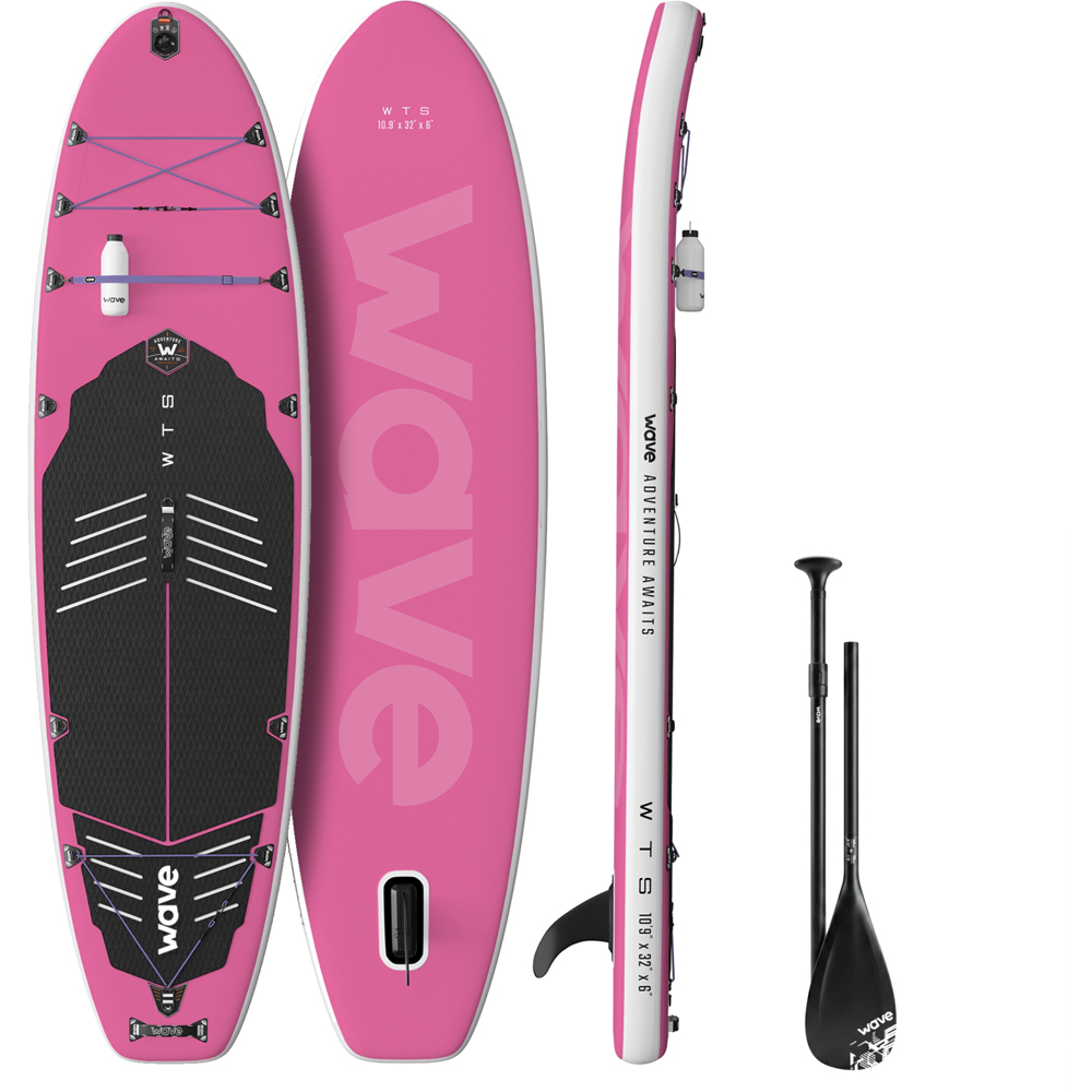 Wave What The SUP?! 10.9ft Pink Inflatable Paddleboard Image 1