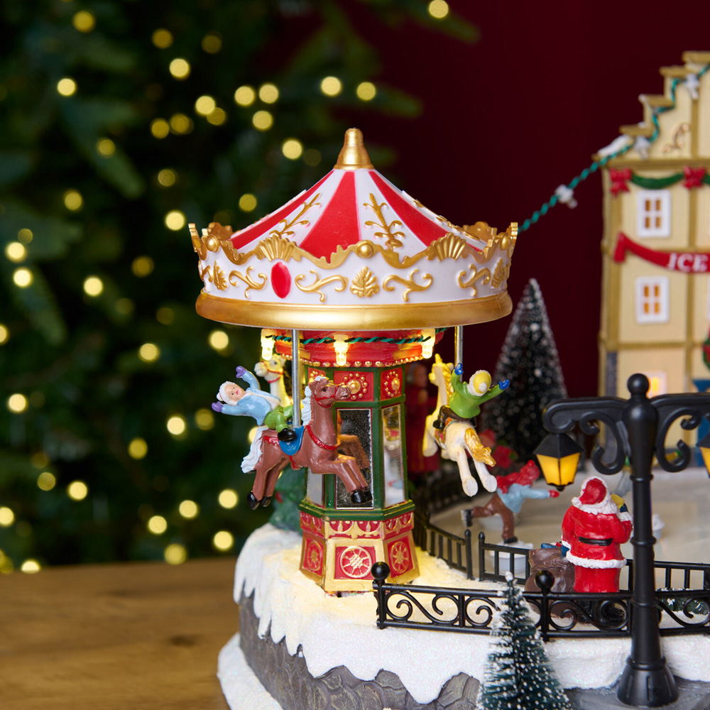 Ice Skating Christmas Model Image 3