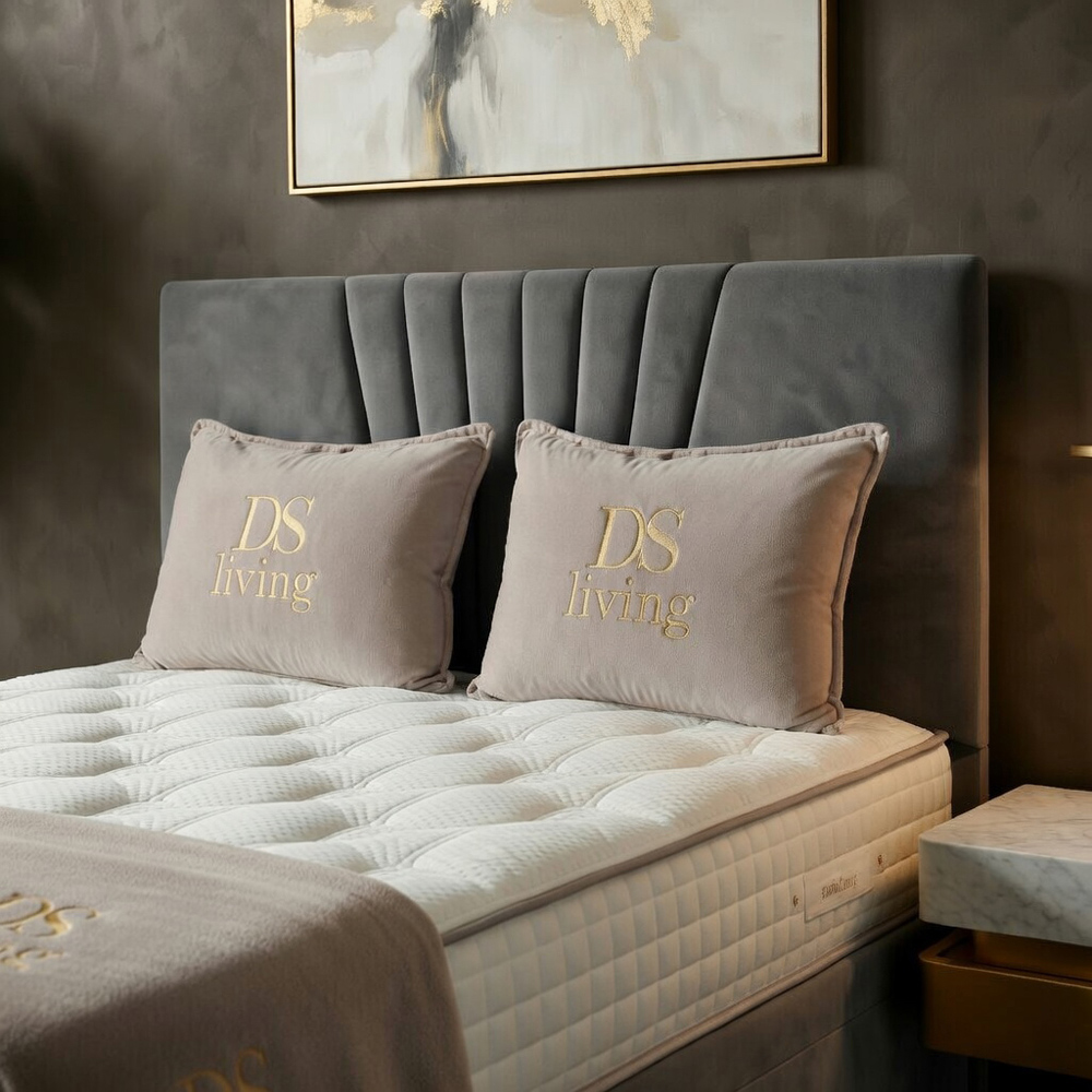 DS Living Vesper Double Grey Ottoman Bed Image 3