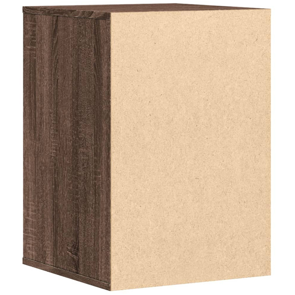 vidaXL 3 Drawer Brown Oak Wooden Chest of Drawers Image 6