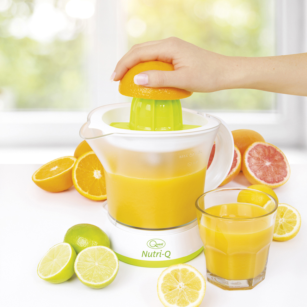 Quest Nutri-Q White Electric Citrus Fruit Juicer 40W Image 2