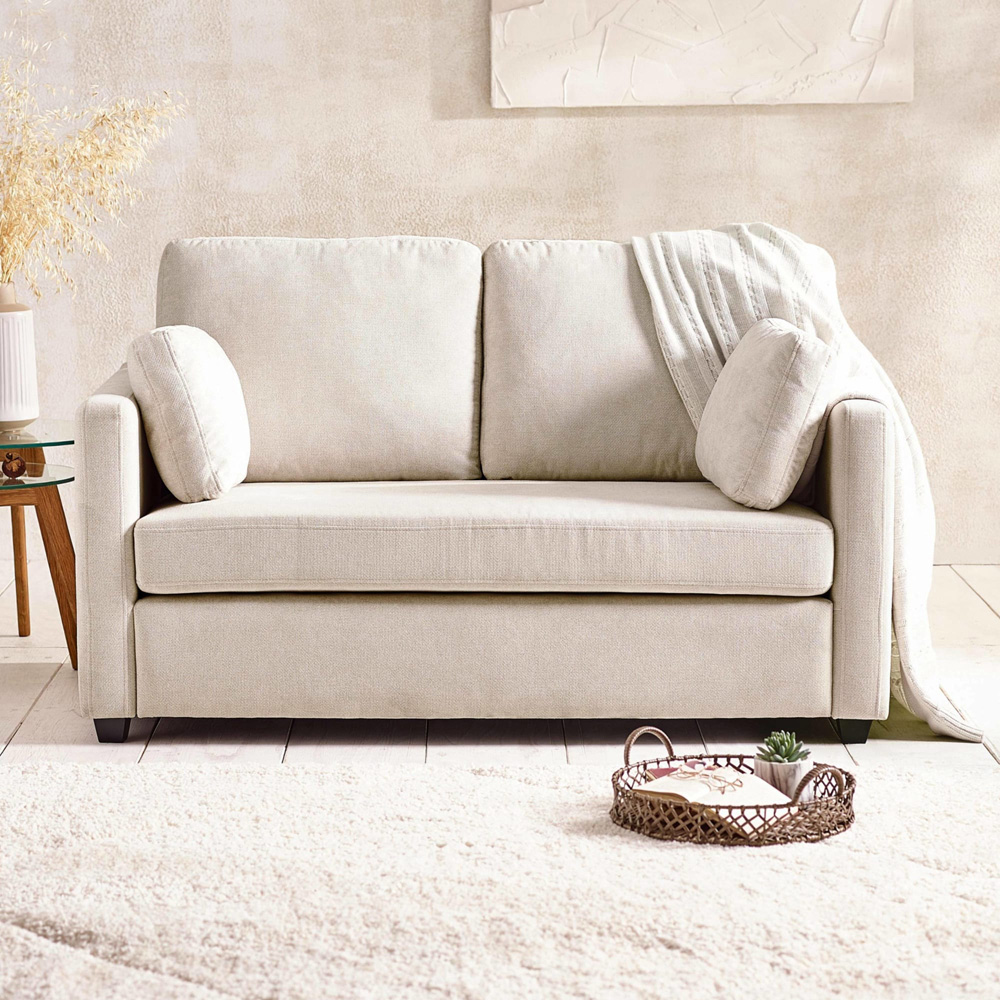 Julian Bowen Ottilie 2 Seater Natural Chenille Sofa Image 8