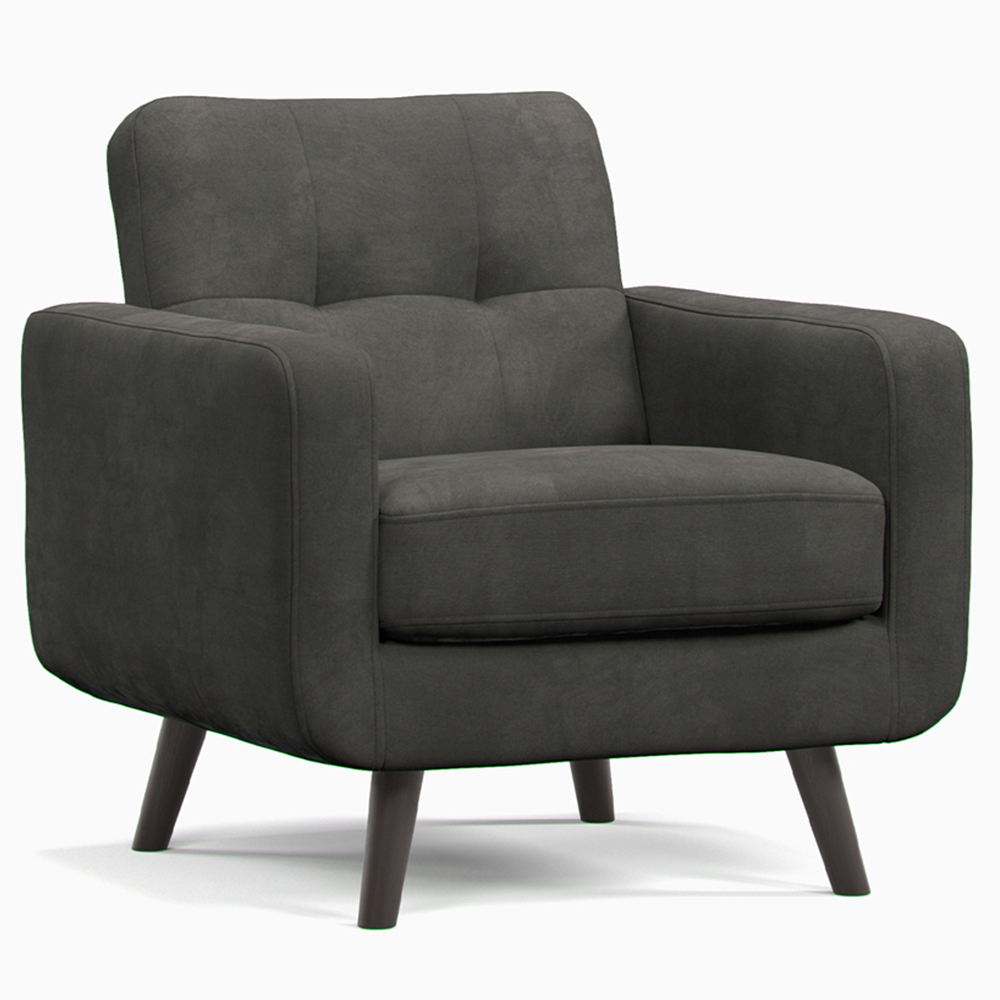 Kendal 5 Seater Graphite Oslo Sofa Suite Image 4