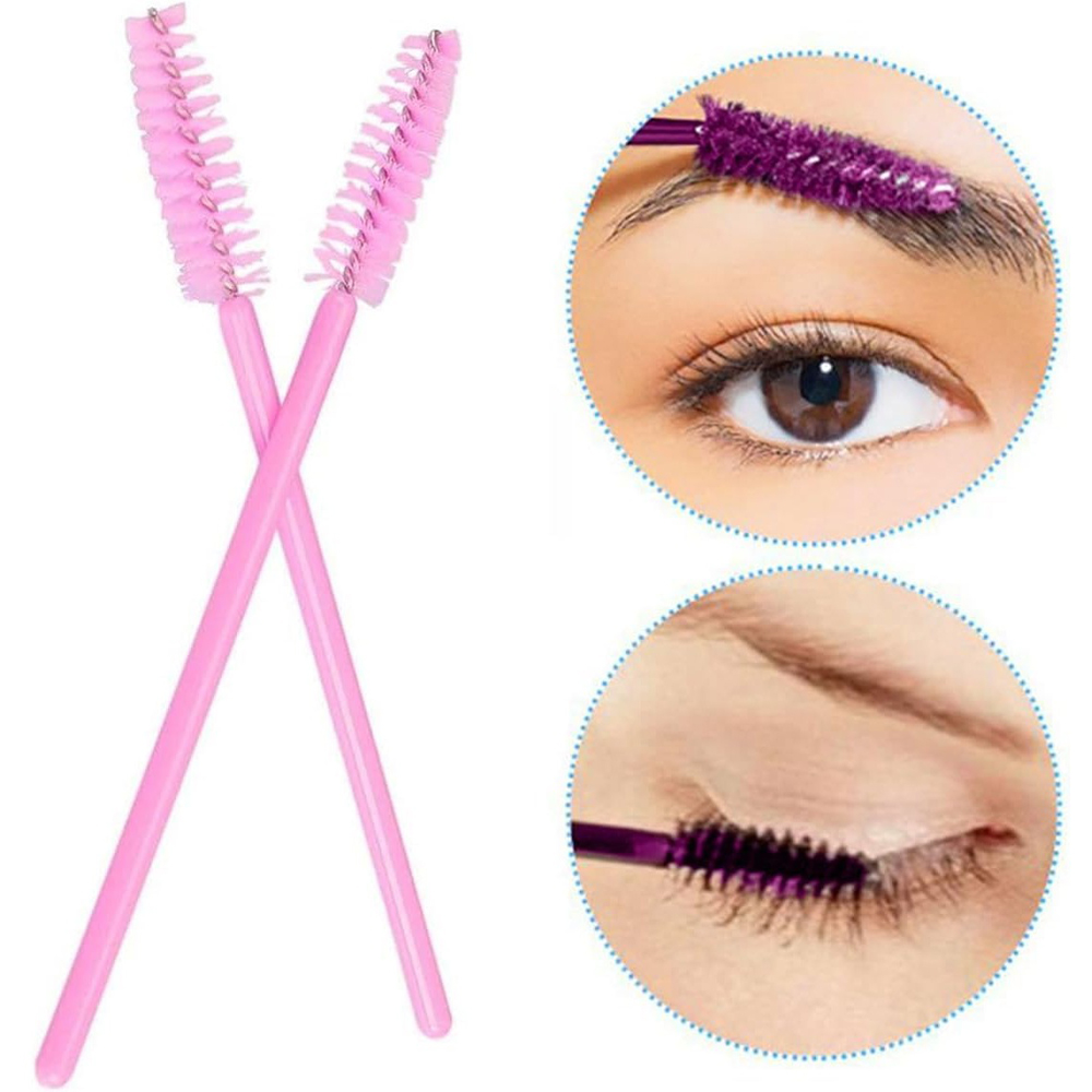 ATEK Pink Disposable Mascara Wand 100 Pack Image 4