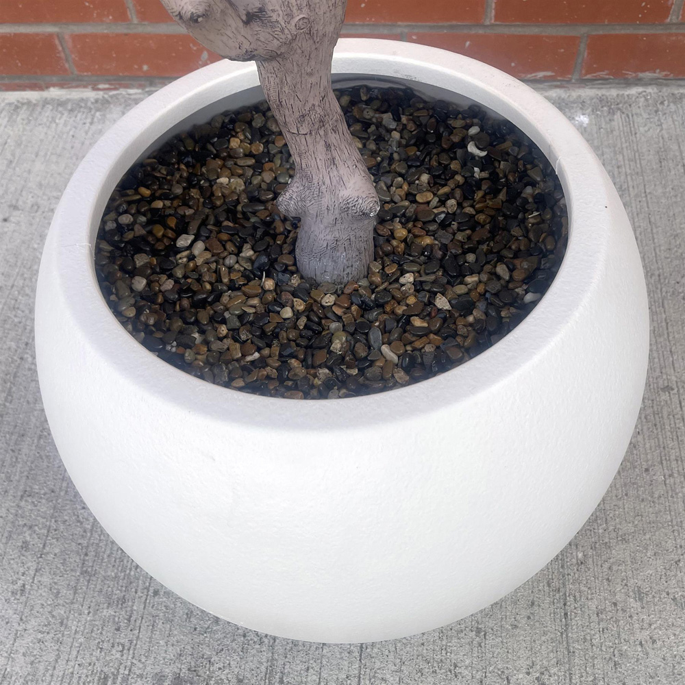 Leaf Artificial Olive Tree in Pot 7ft Image 3