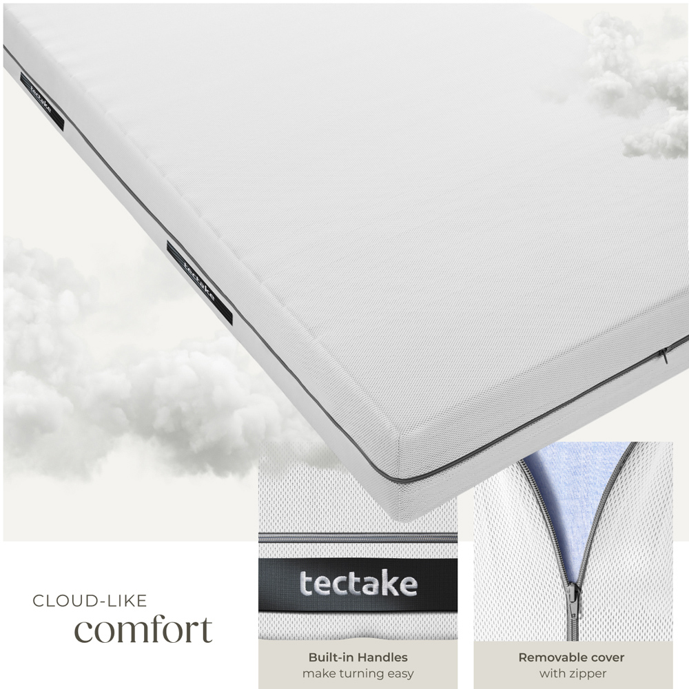 tectake Sky Double 2 in 1 Firmness Level 3D Mesh Cover Mattress Image 5