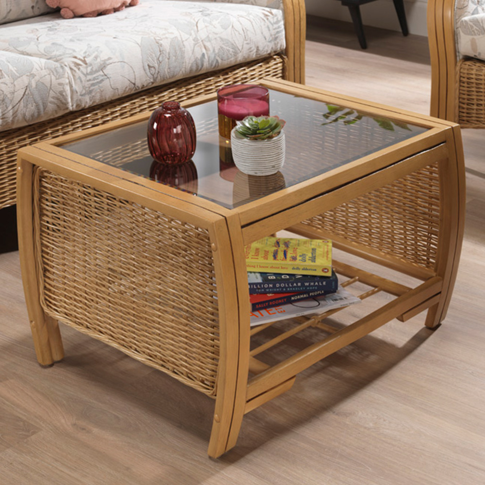 Desser Centurion Natural Rattan Coffee Table Image 1