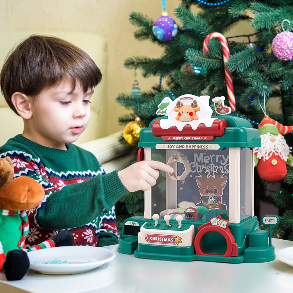 H&O Direct Kids Mini Christmas Theme Claw Machine with Prizes Image 2