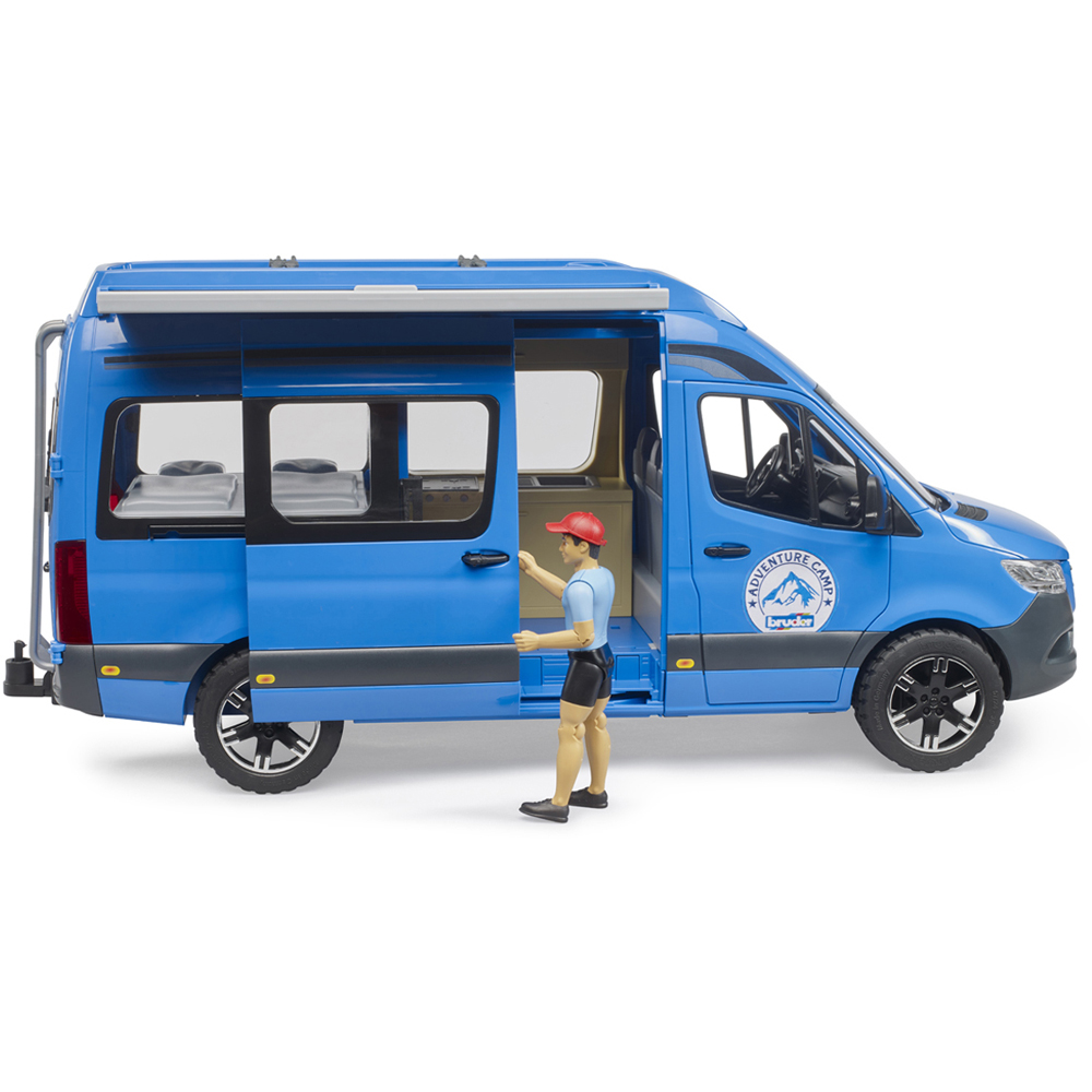 Bruder Kids MB Sprinter Camper with Driver Playset Model Image 6
