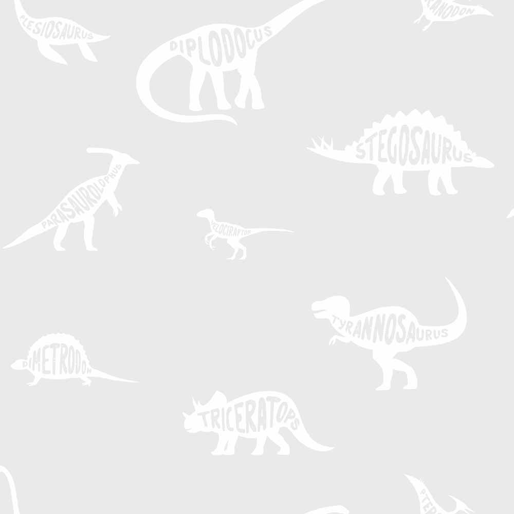 Dino Dictionary Grey Wallpaper Image 1