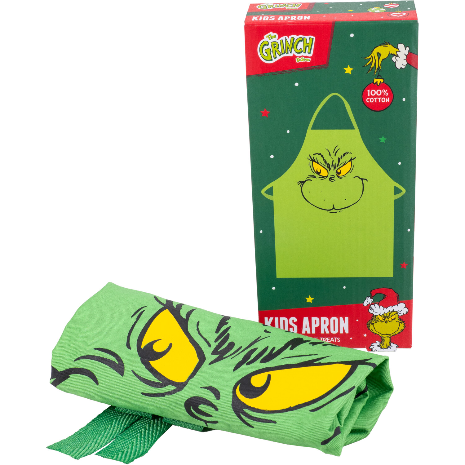 The Grinch Kids Apron Green Image 1
