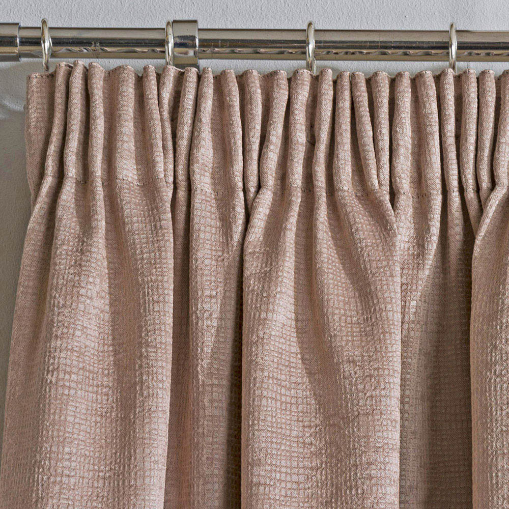 Enhanced Living Matrix Latte Thermal Pencil Pleat Readymade Curtains 117 x 229cm Image 3