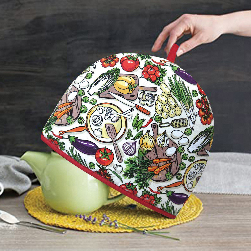 Highlands Homeware Kitchen Print Tea Cosy Image 2