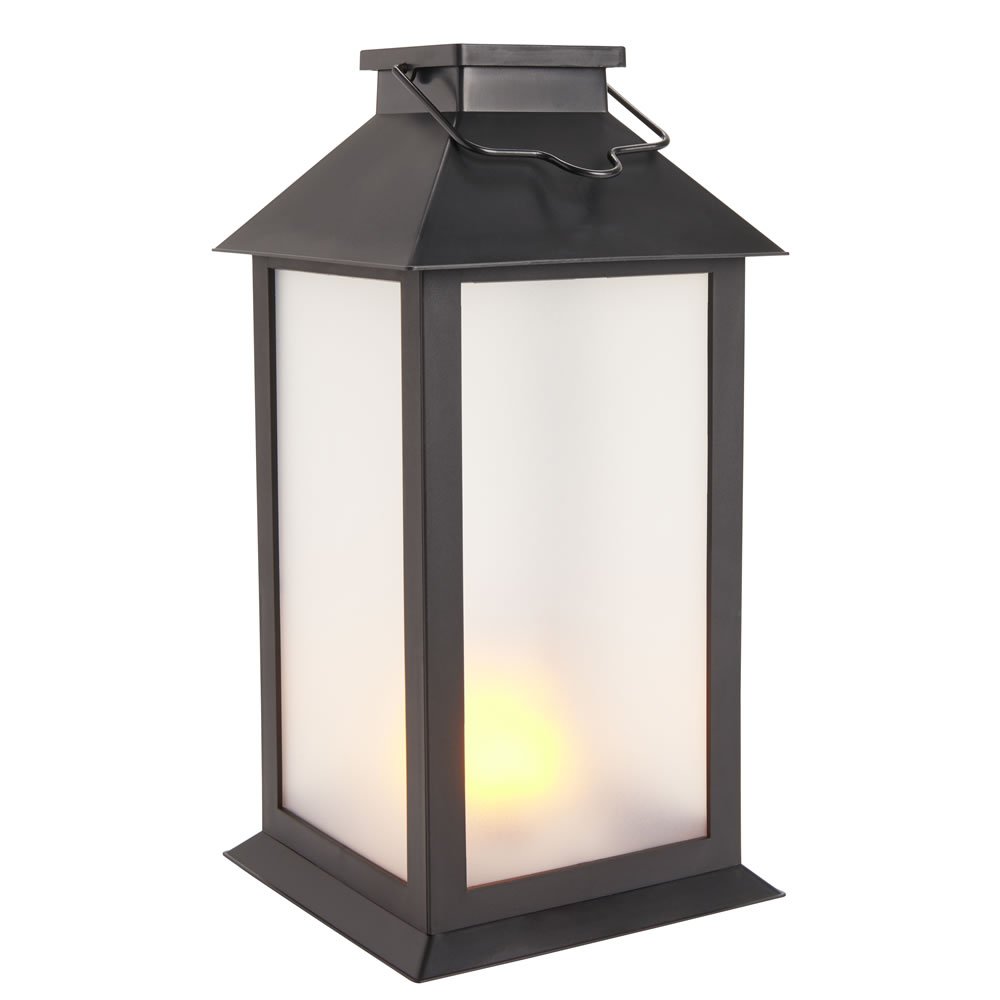 Wilko Fire Glow Solar Lantern Wilko
