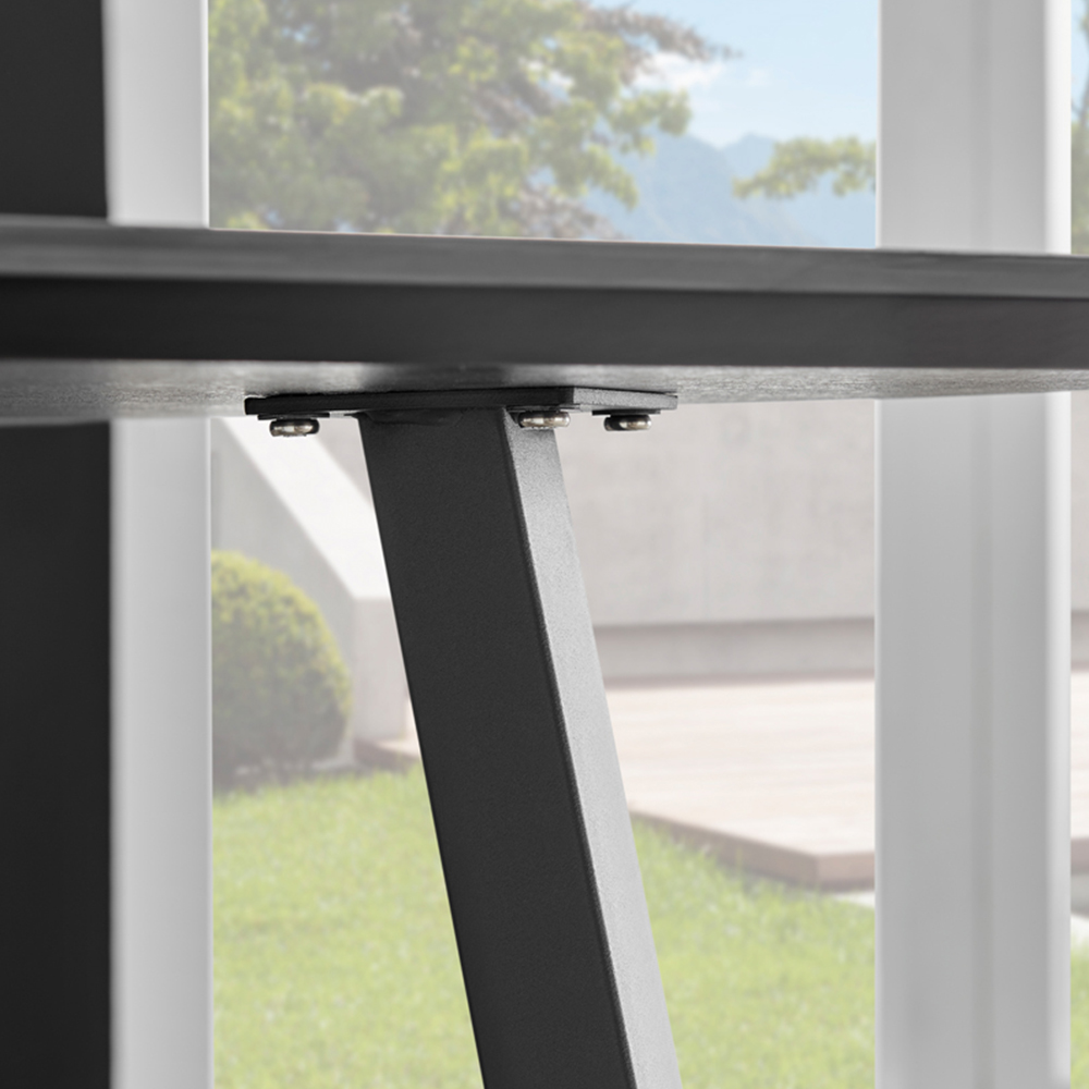 Furniturebox Copeland Valera Marble Effect 4 Seater Dining Set White Mustard and Chrome Image 6