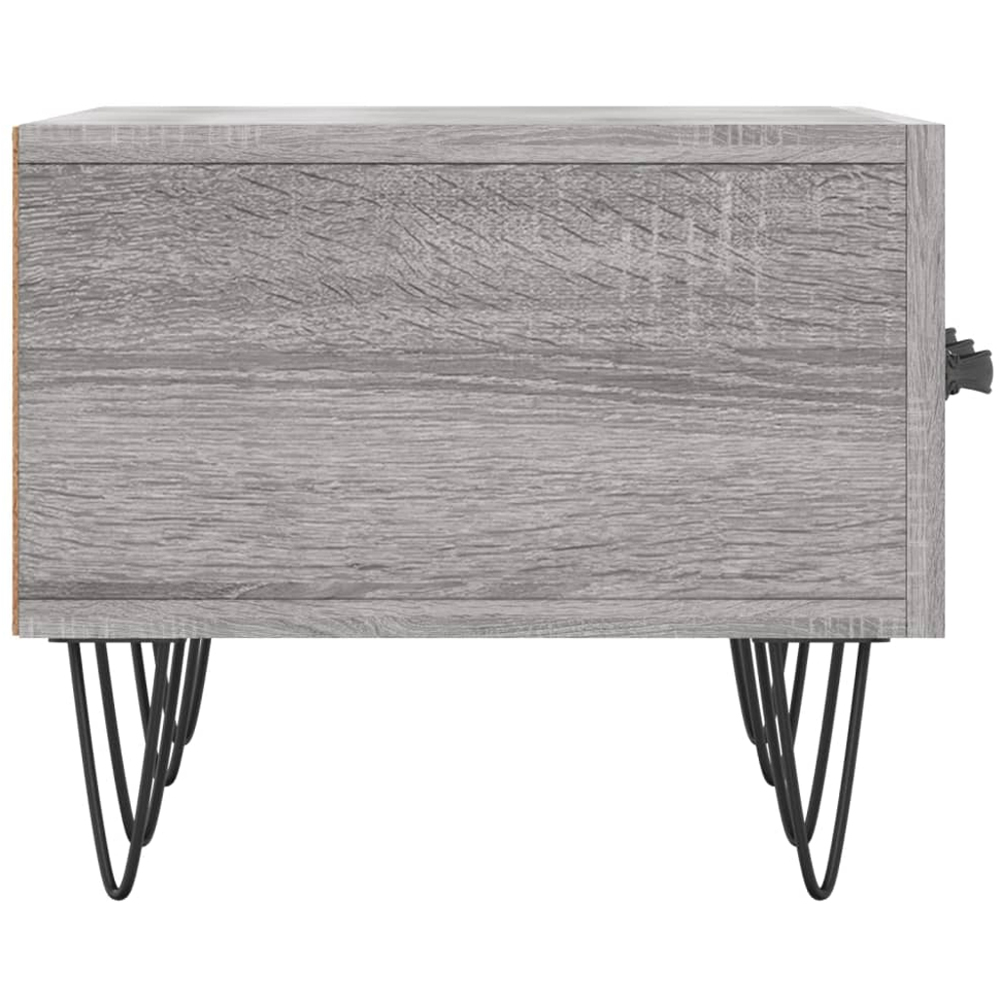 vidaXL 3 Drawer Grey Sonoma TV Cabinet Image 7
