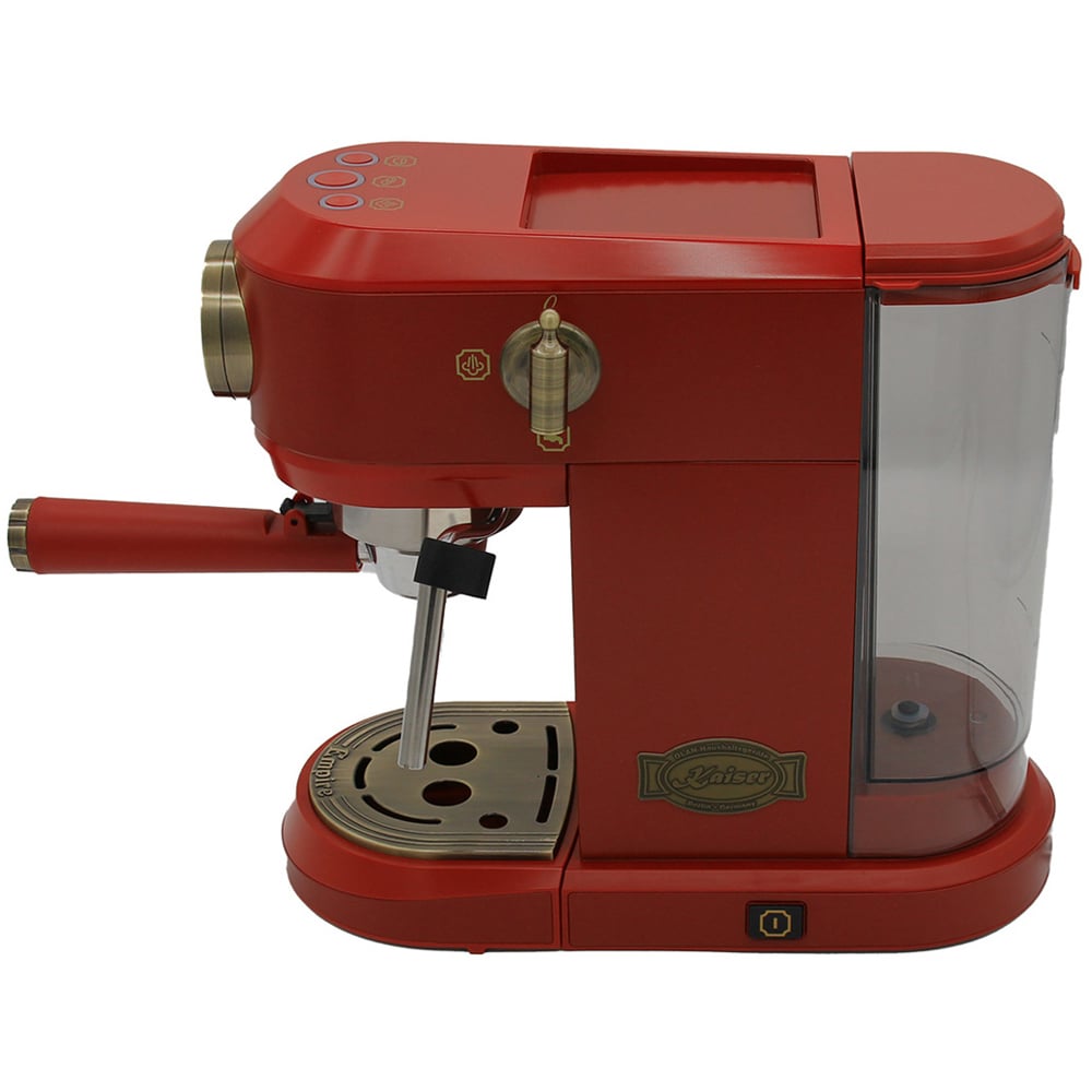 Kaiser Empire Bordeaux Red Espresso Coffee Machine Image 3