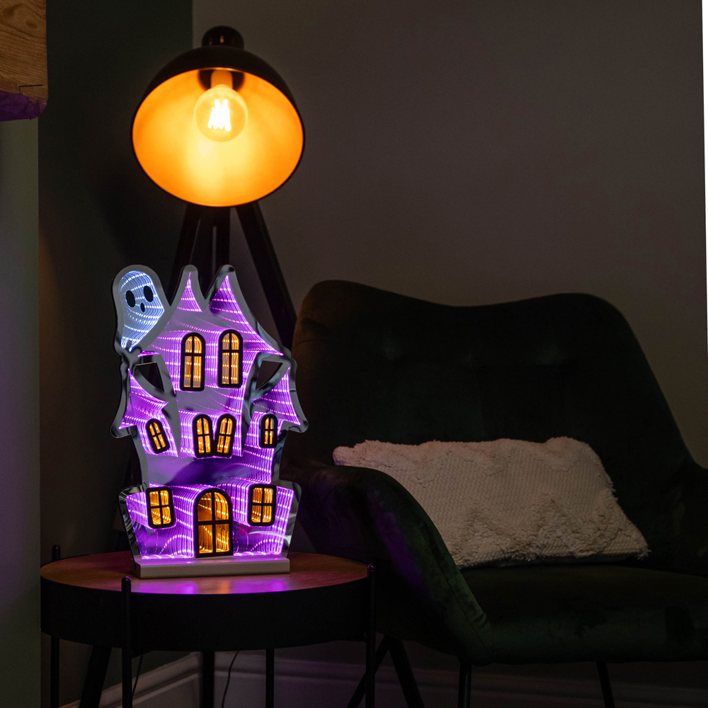 Samuel Alexander Halloween Light up House Infinity Decoration 40cm Image 3