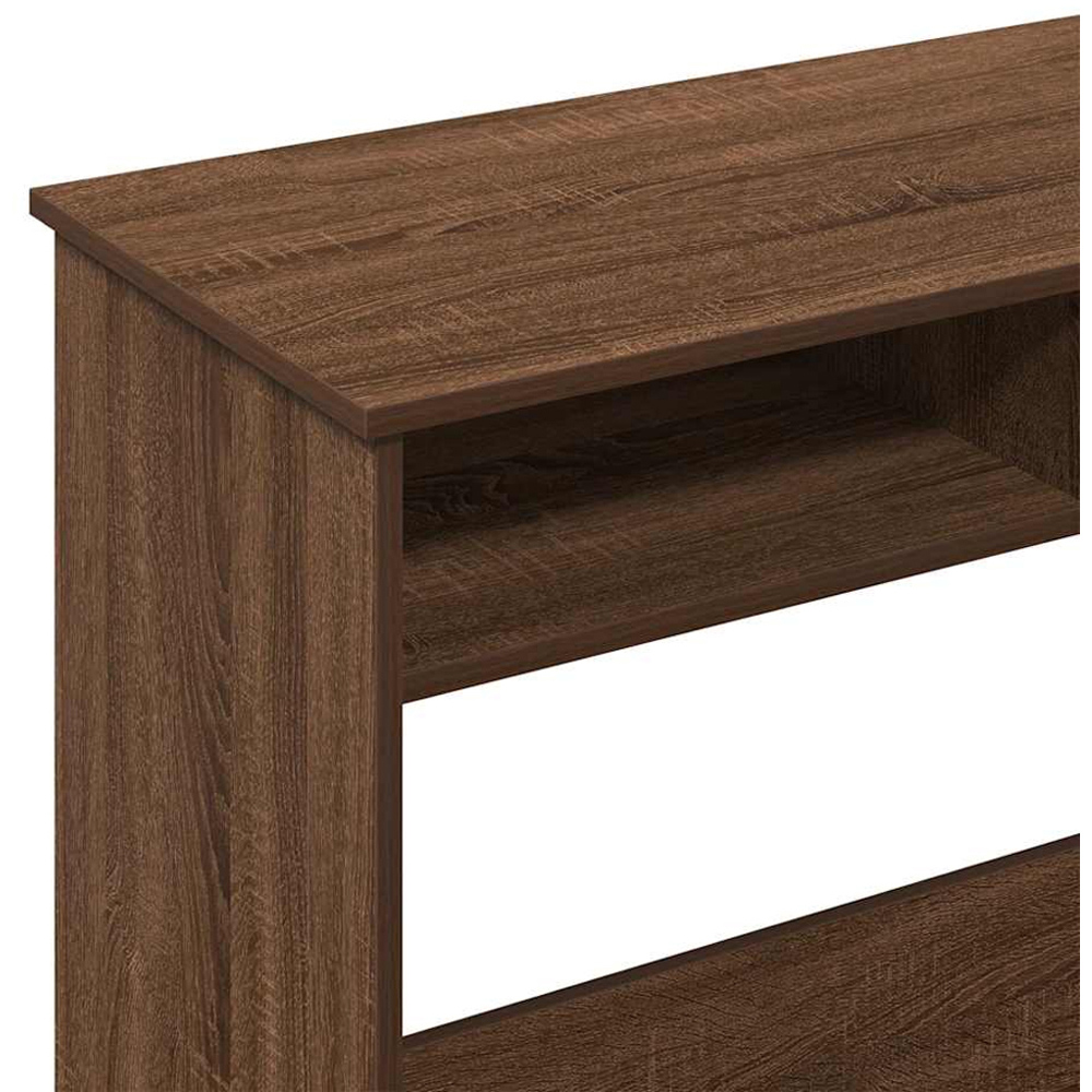 vidaXL Single Drawer Single Shelf Computer Desk Brown Image 7