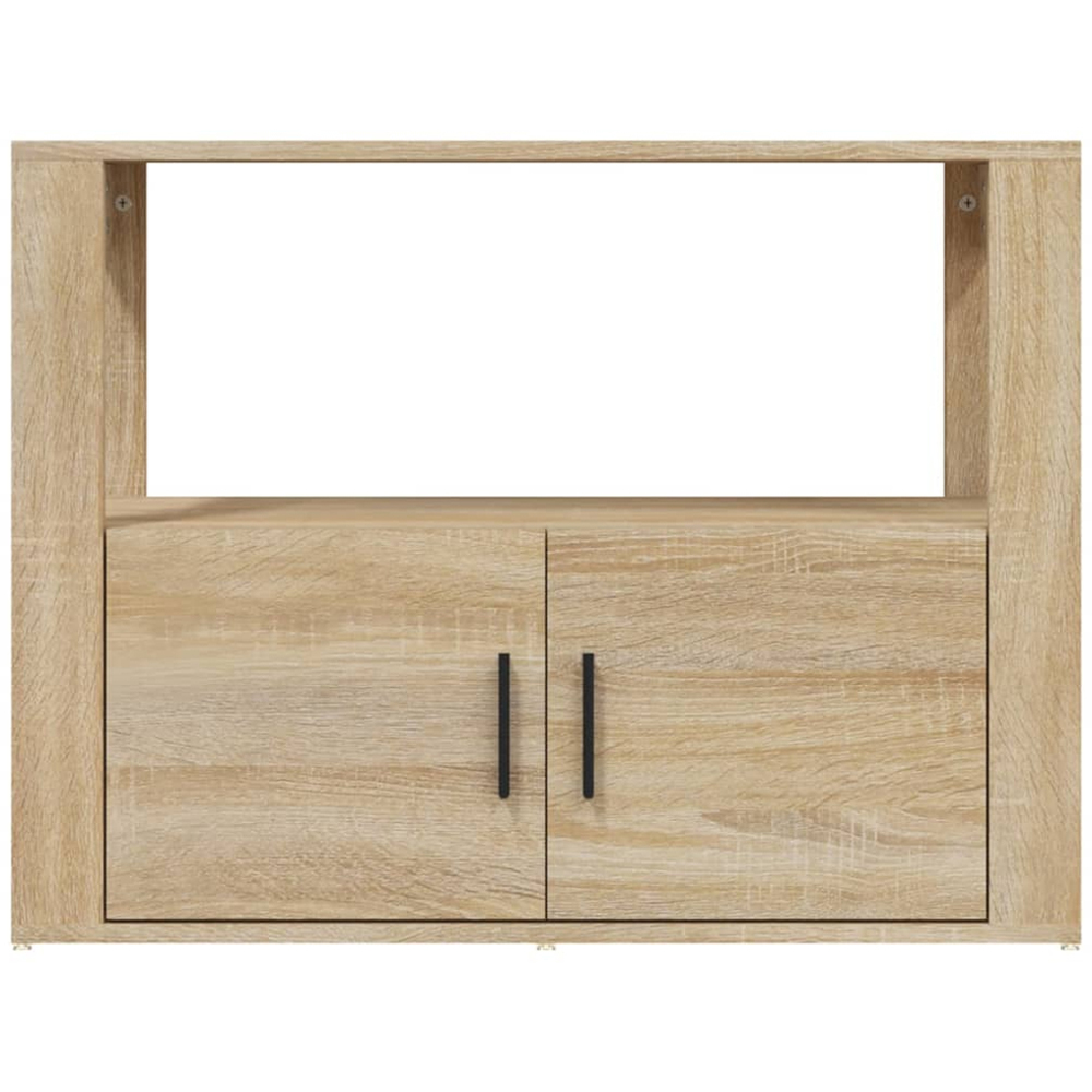 vidaXL 2 Door Single Shelf Sonoma Oak Sideboard Image 6