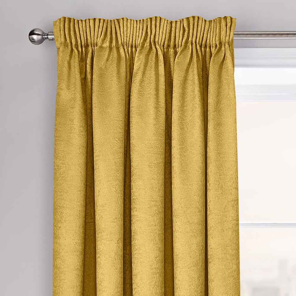 Velosso Westwood Ochre Curtains 117 x 189cm Image 2