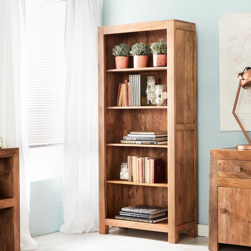 Brooklyn Napoli Toko 5 Shelf Light Mango Large Open Bookcase Image 4