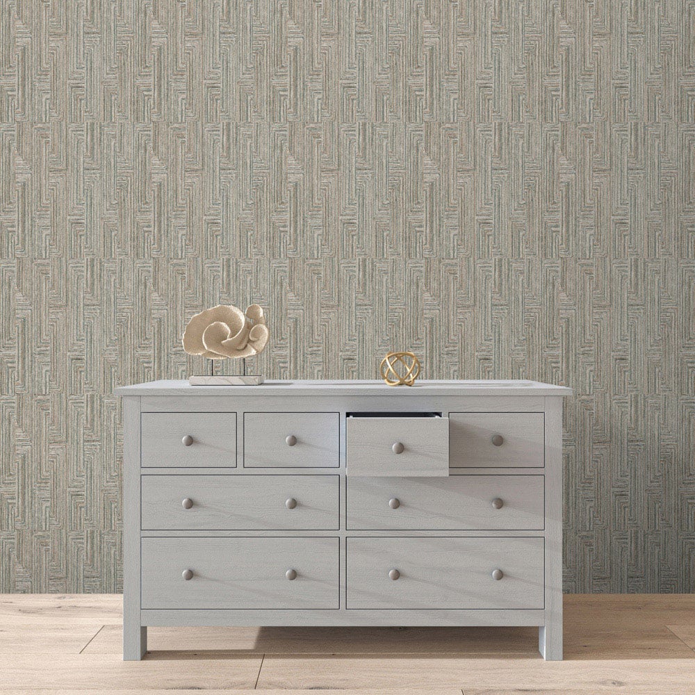 Design ID Retro String Motif Blue Wallpaper Image 2