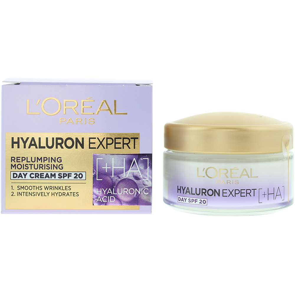 L'Oreal Hyaluron Expert Replumping Moisturising SPF 20 Day Cream 50ml Image 2