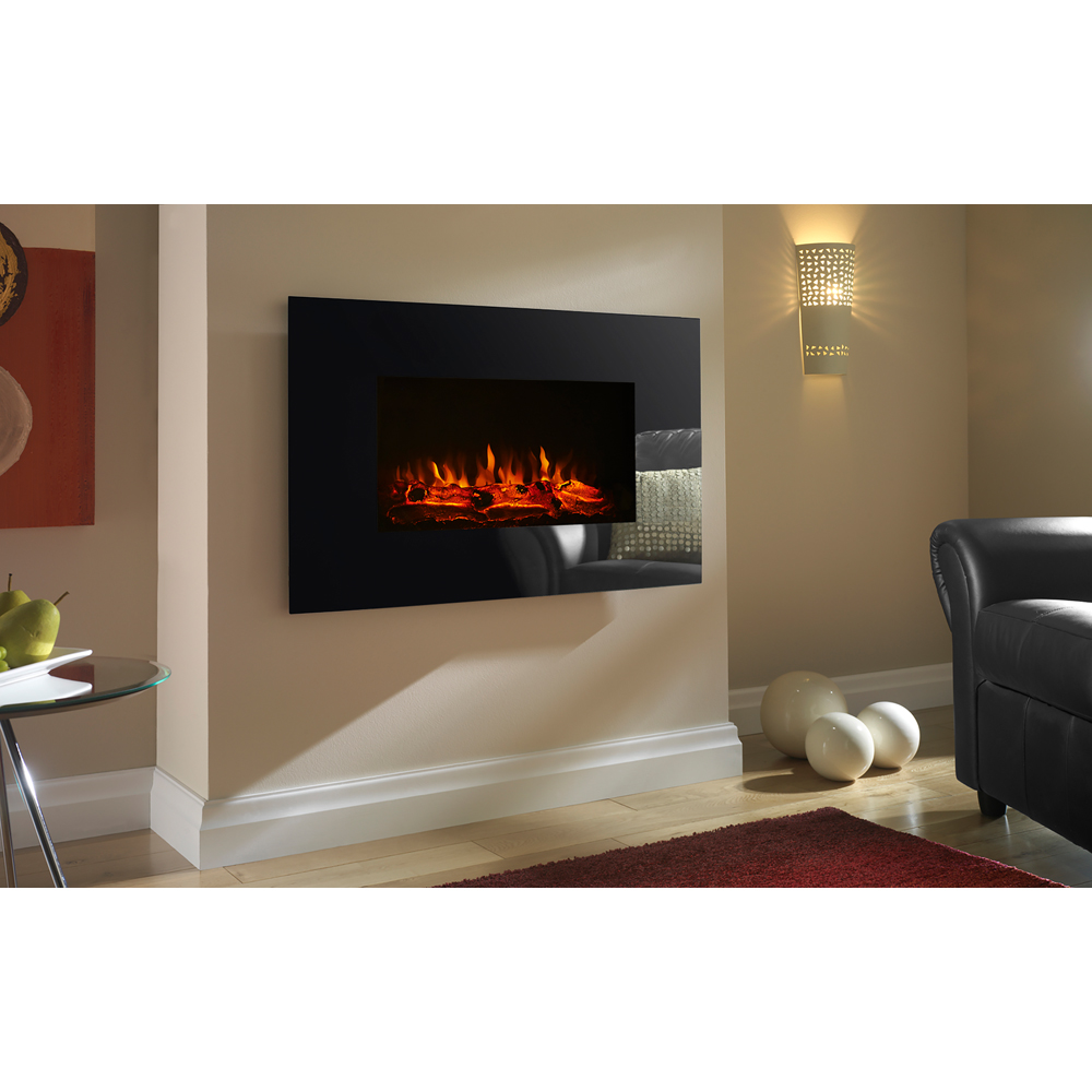 Focal Point Charmouth Black Electric Fire 1.5kW Image 2