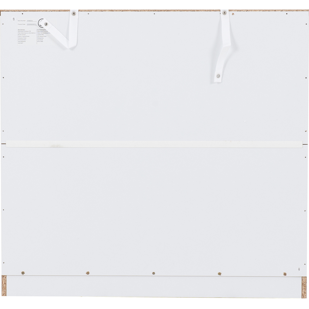 Seconique Dakota 4 Drawer White Storage Chest Image 6