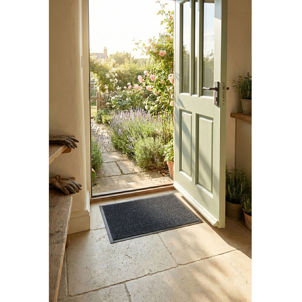 Tufted Barrier Mat Black Image 5