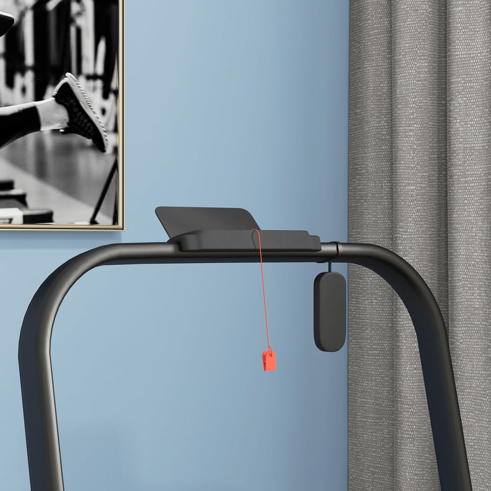 SPORTNOW Blue Foldable Walking Pad with LED Display Image 3