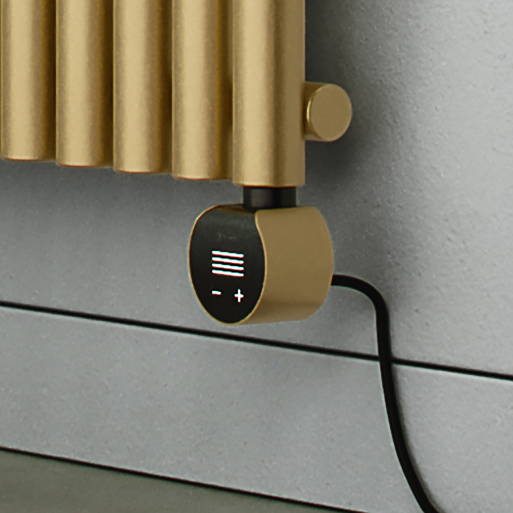 Terma VEO Smart Brass and Black Heating Element Image 4