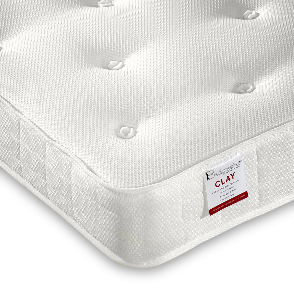 Veera Single White Guest Bed and Trundle with Orthopaedic Mattresses Image 3
