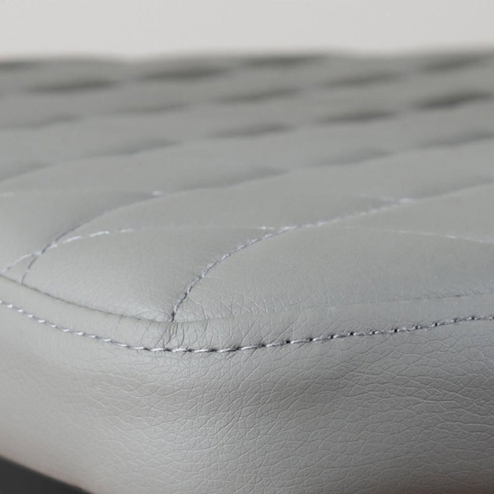 Furniturebox Arona Valera 6 Seater Round Dining Set Black and Grey Image 6