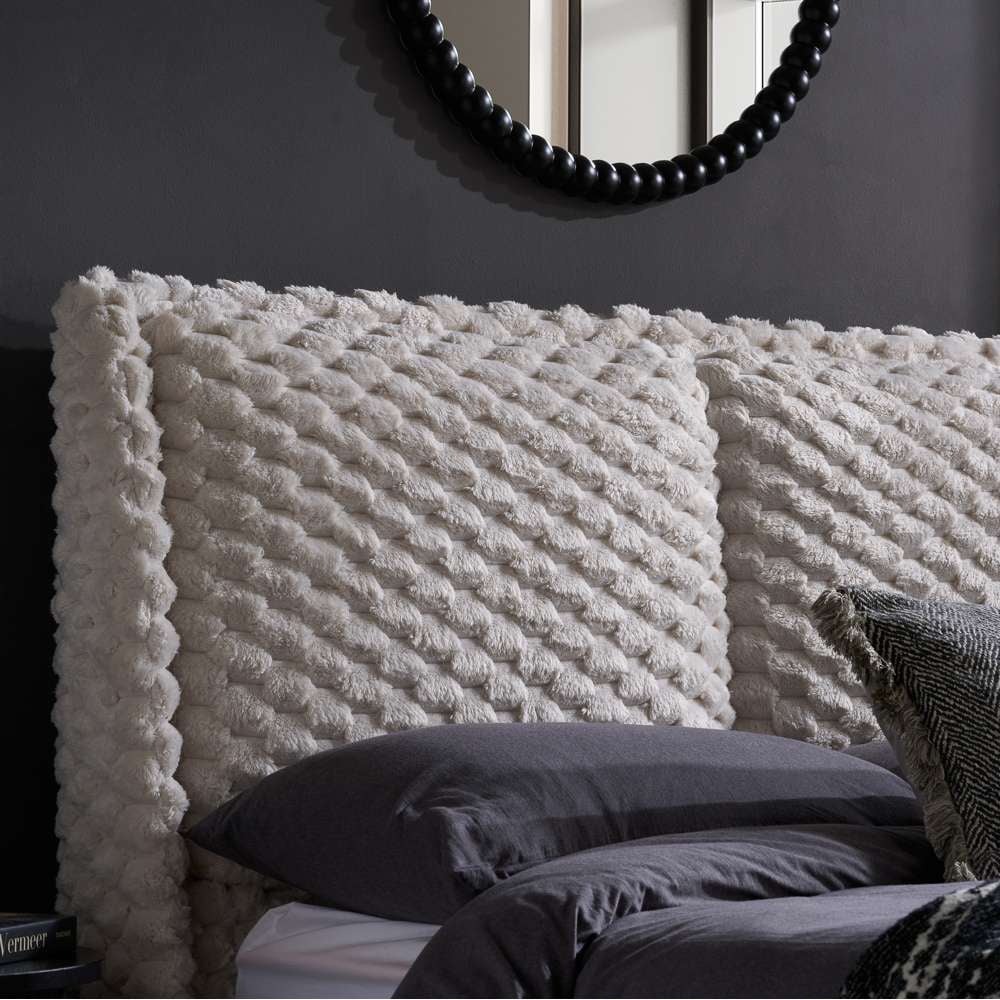 Birlea Tilly King Size Faux Fur Bed Image 6