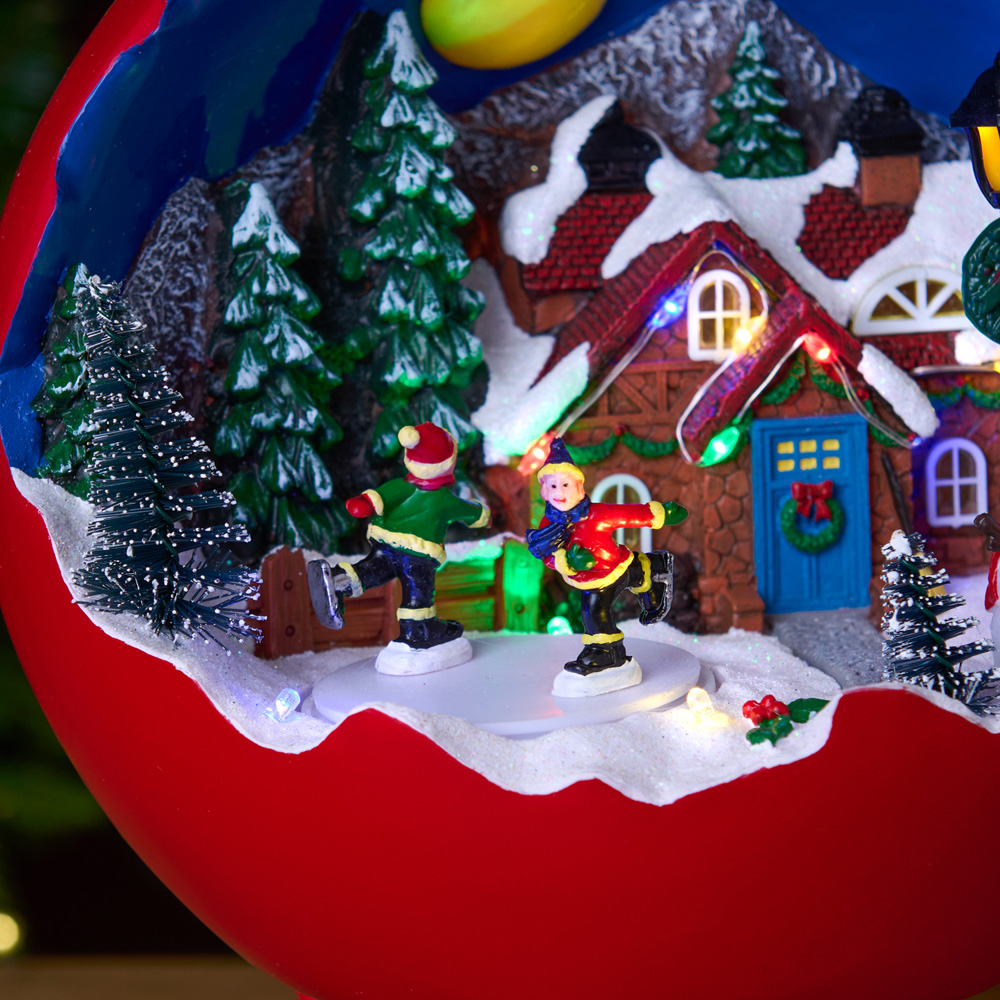 LED Hanging Christmas Model - Red Image 3