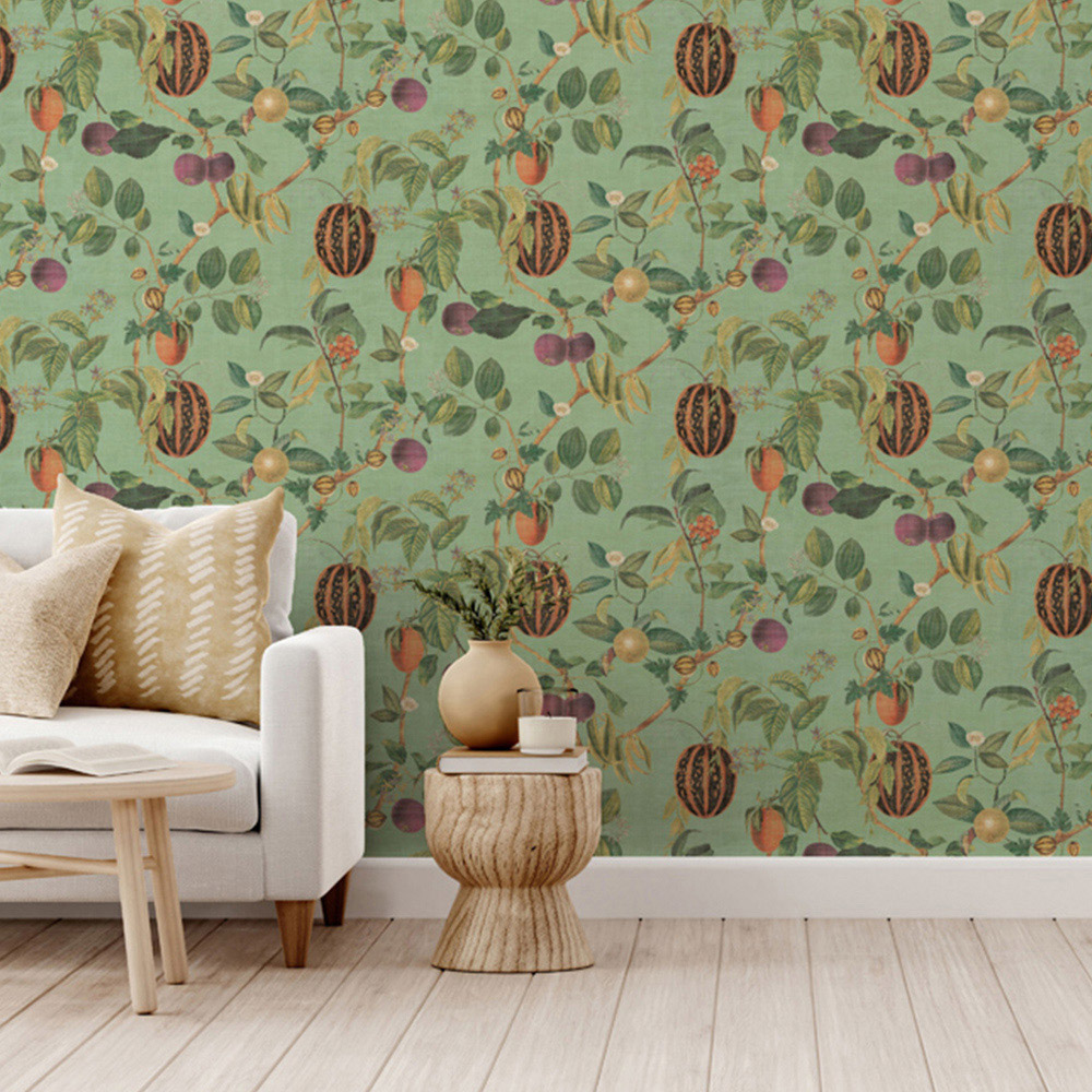Esselle Home Tropic House Sage Wallpaper Image 3