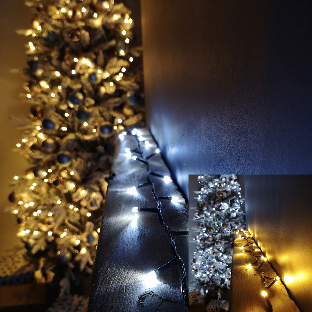 Samuel Alexander 240 White and Warm White LED Colour Changing String Lights Image 6